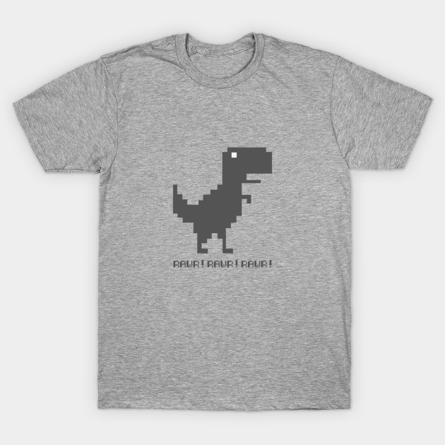 Chrome T-Rex Dinosaur Rawr!
